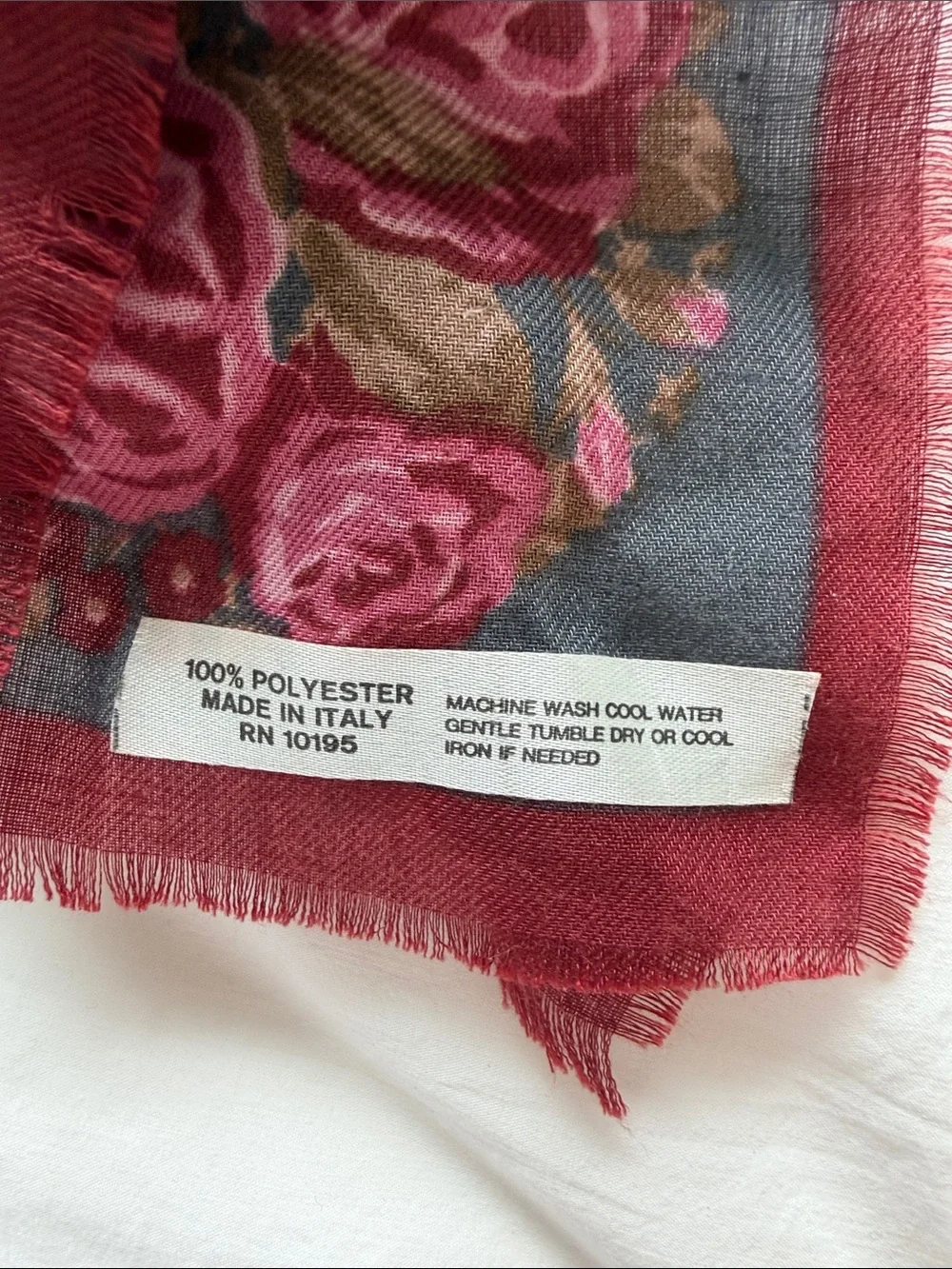 Vintage Italian scarf